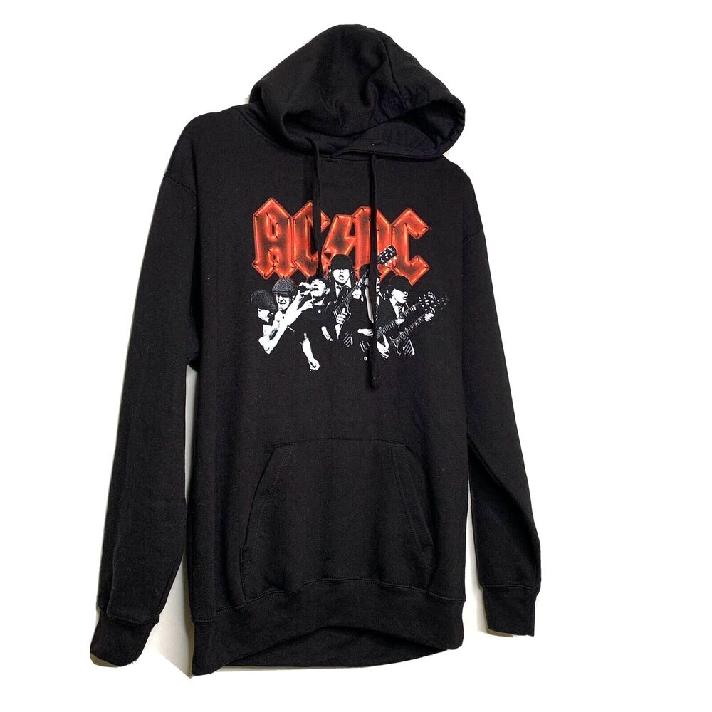 AC/DC High Voltage Band Angus Johnson Guitar MEN'S M Jacket Hoodie NWT